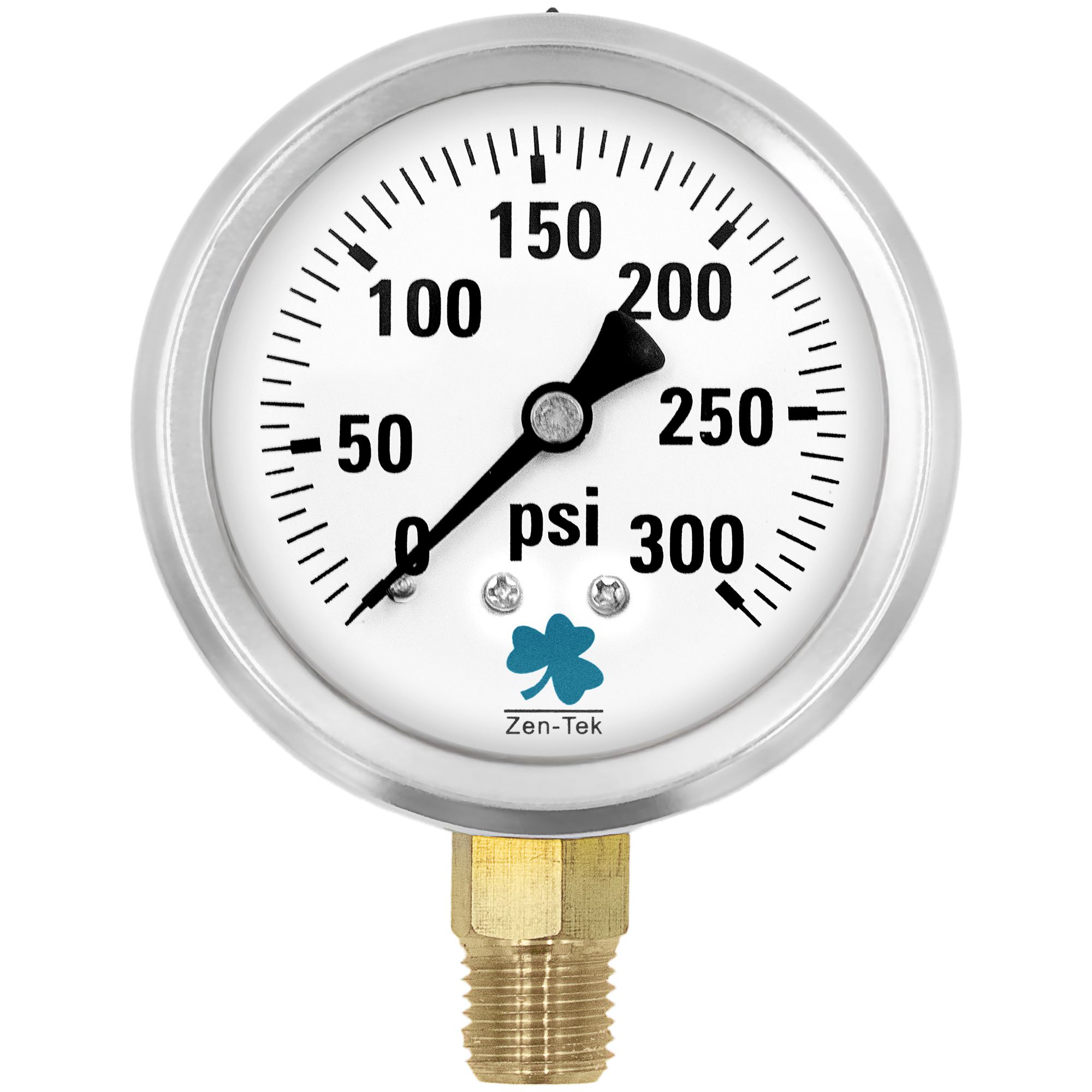 Zenport Zen-Tek Pressure Gauge LPG300 Liquid Glycerin Filled Pressure Gauge, 0-300 Psi (image for) Zenport Zen-Tek Pressure Gauge LPG300 Liquid Glycerin Filled Pressure Gauge, 0-300 Psi